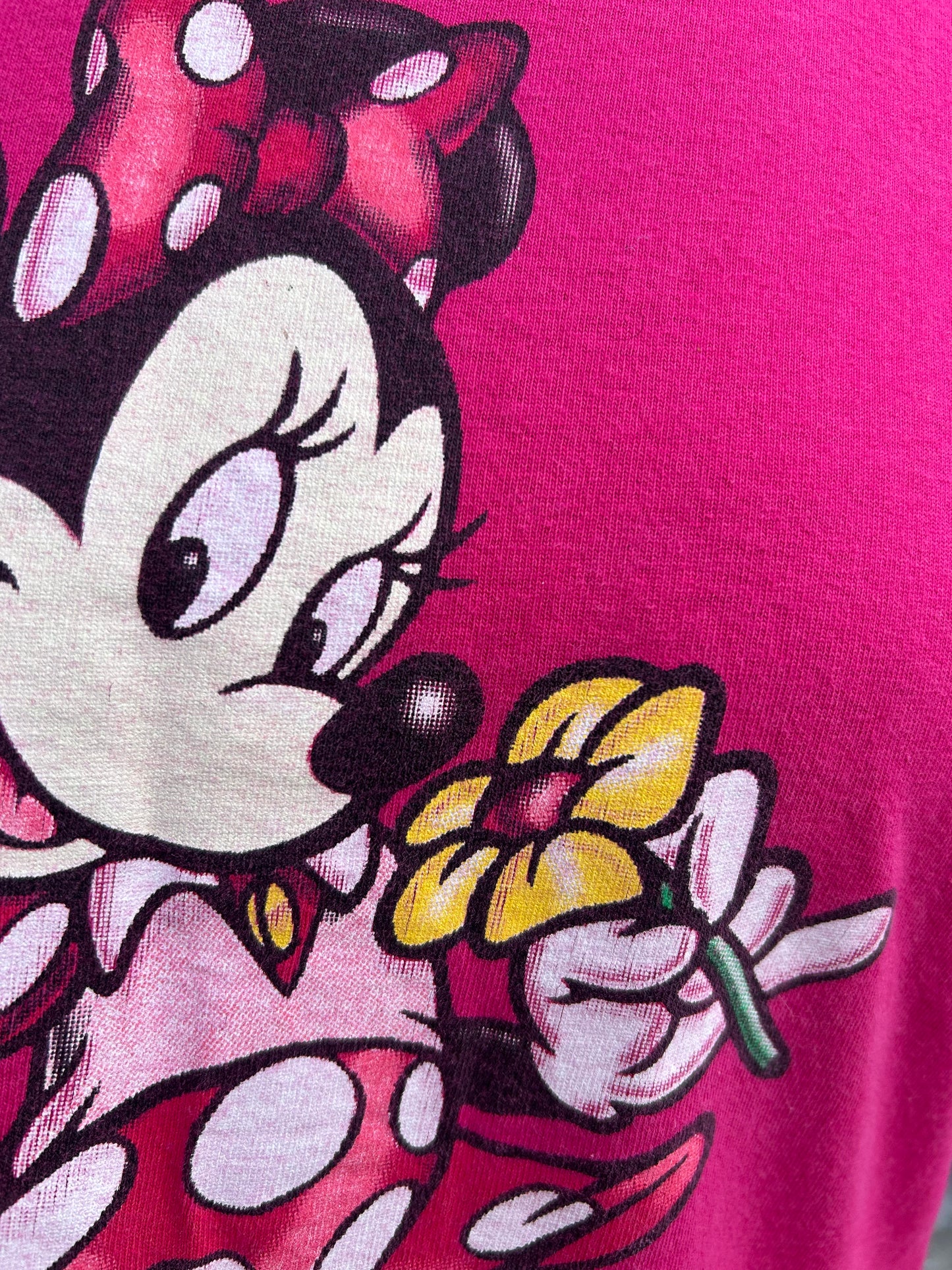90s Minnie Mouse pink T-shirt  uk 12
