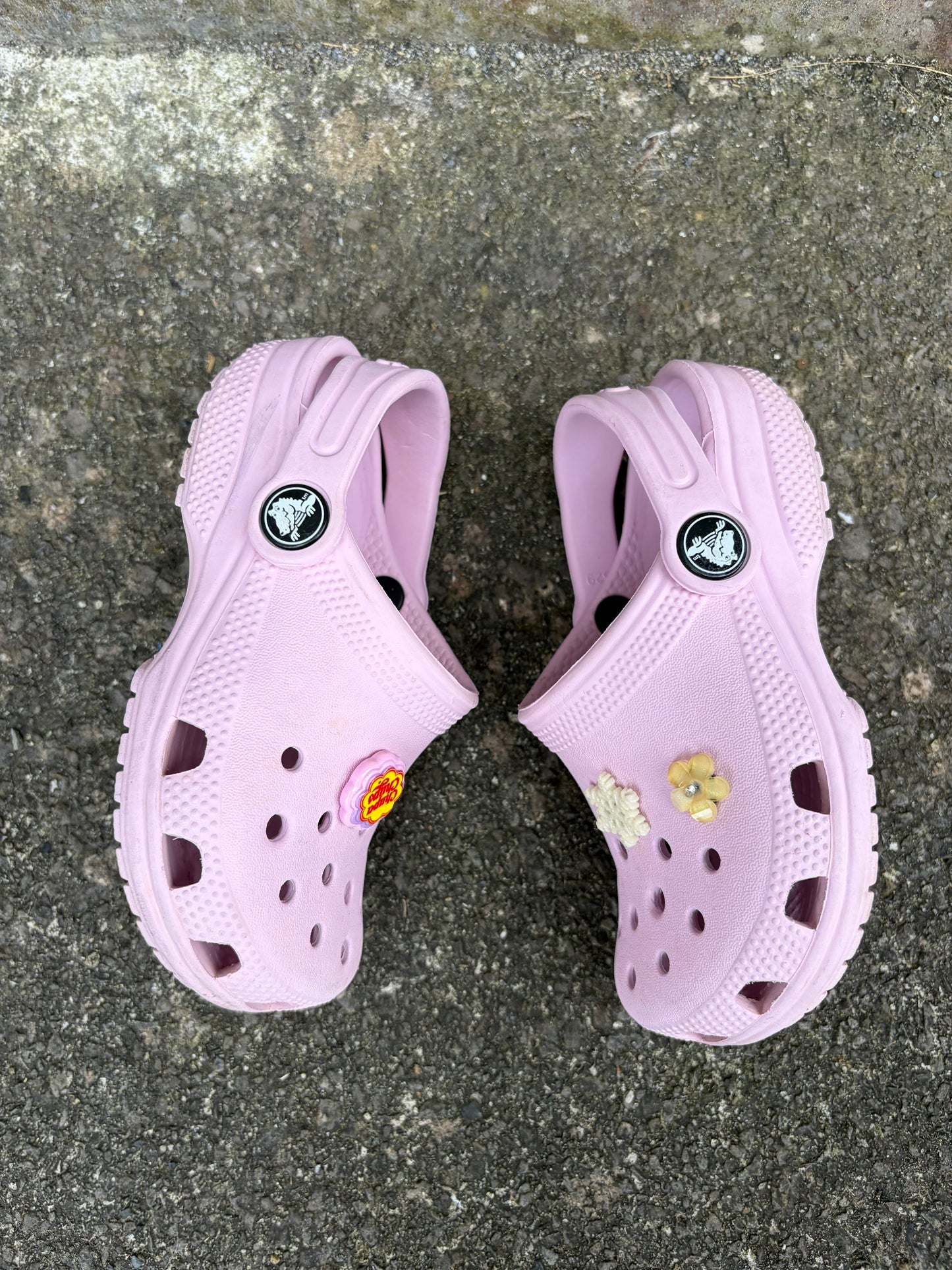 Pink clogs  uk 9 (eu 25-26)