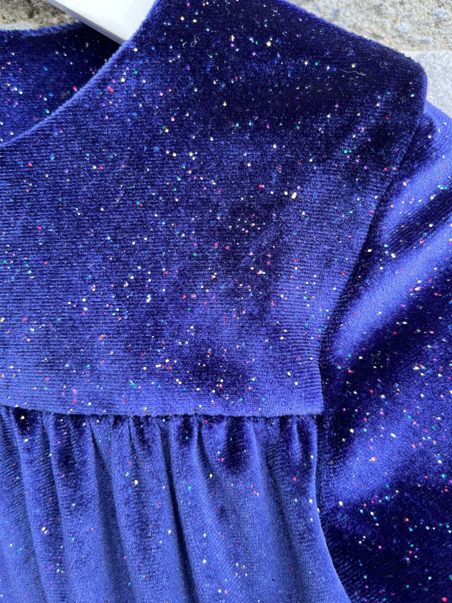 Navy sparkle dress   18-24m (86-92cm)