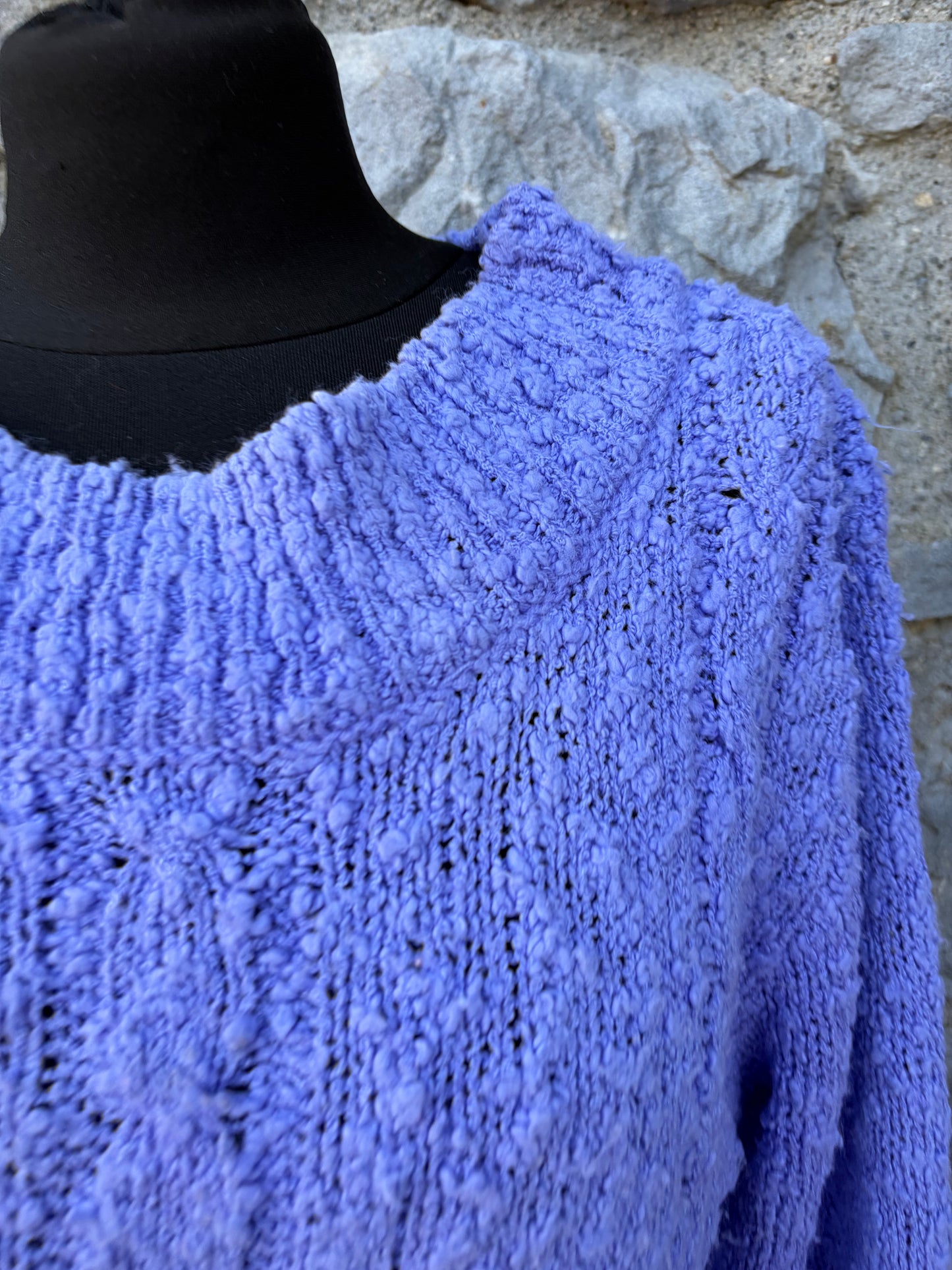 80s purple jumper uk 10-12