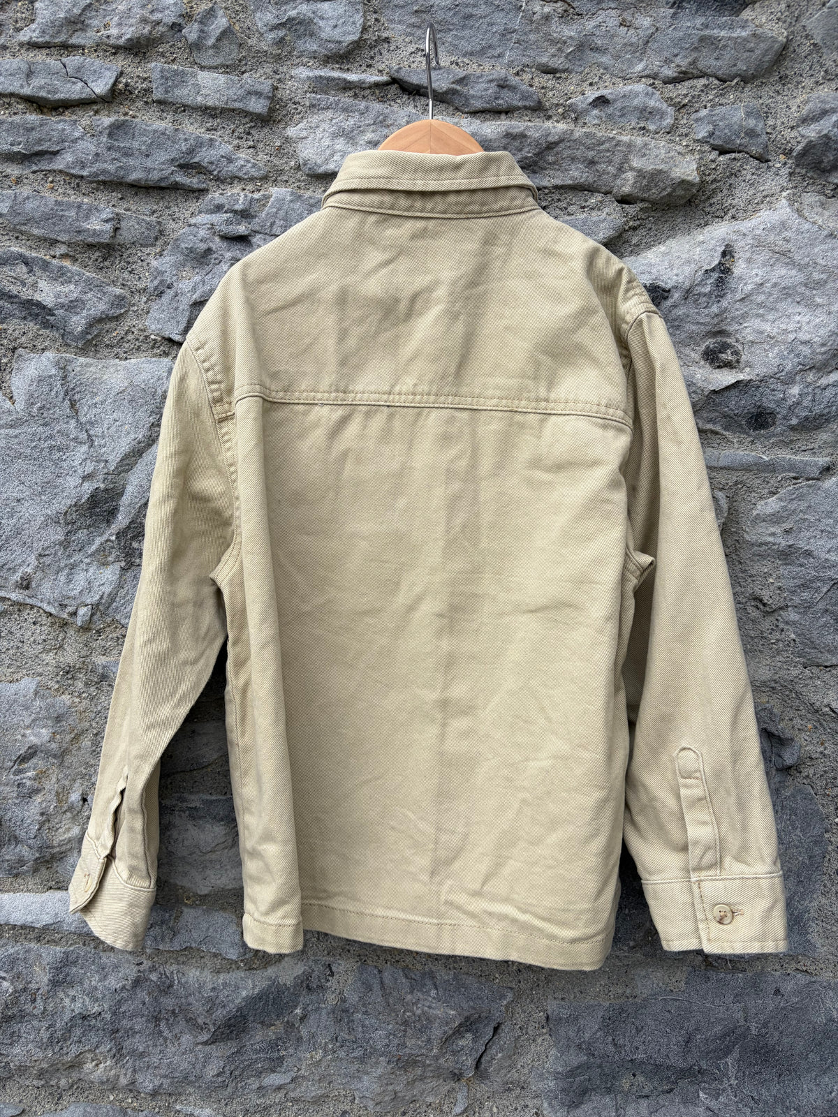 Beige denim shirt  11-12y (146-152cm)