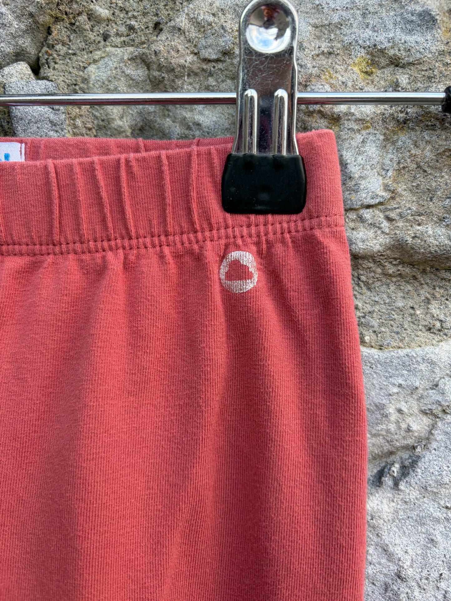 Brick red leggings   4y (104cm)