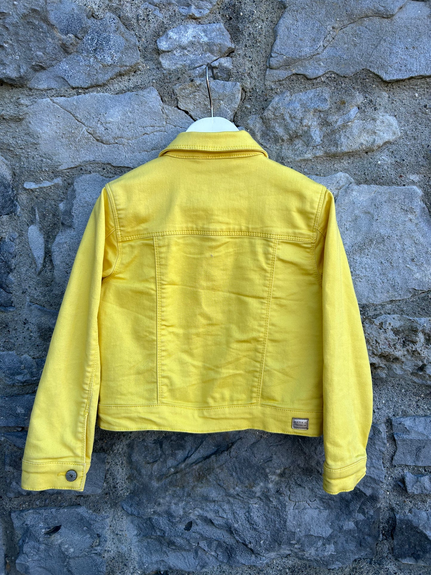 Yellow denim jacket  3-4y (98-104cm)