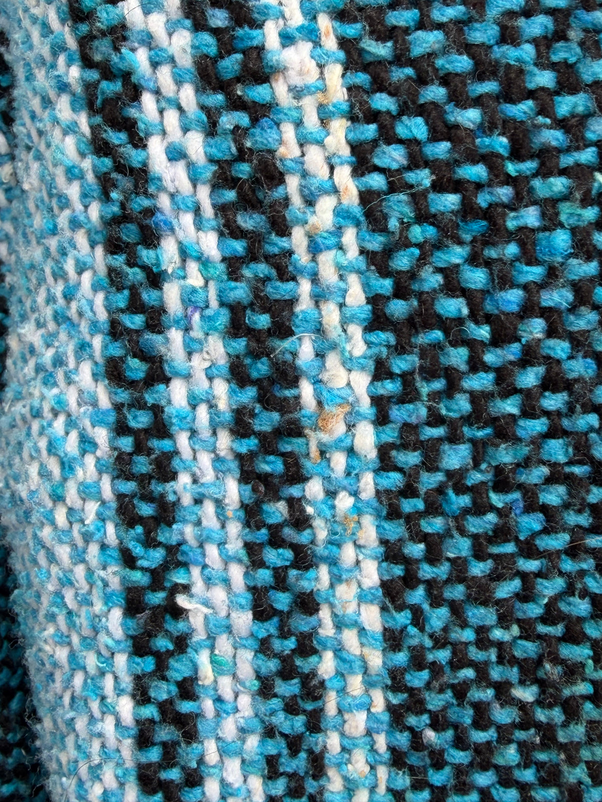 Blue stripy Baja hoodie M-L
