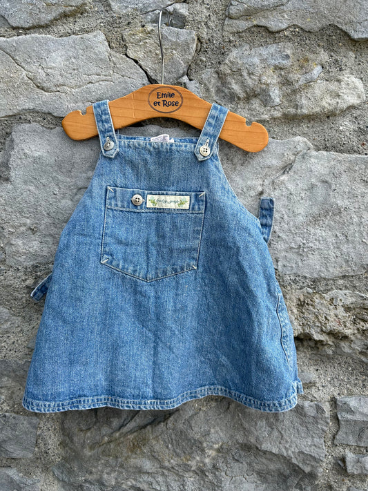 Y2K denim pinafore   3-6m (62-68cm)