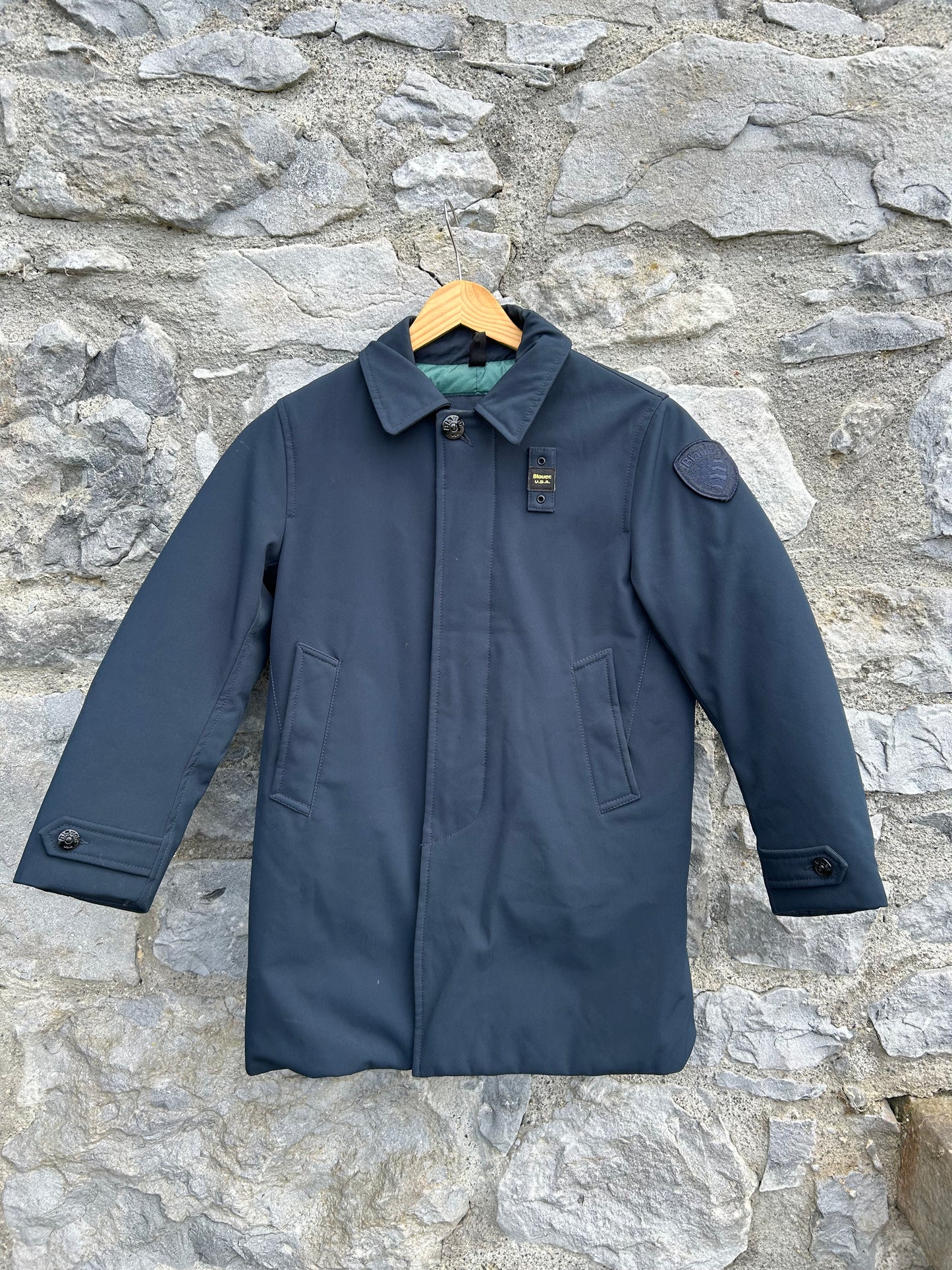 Bauer navy coat  8y (128cm)