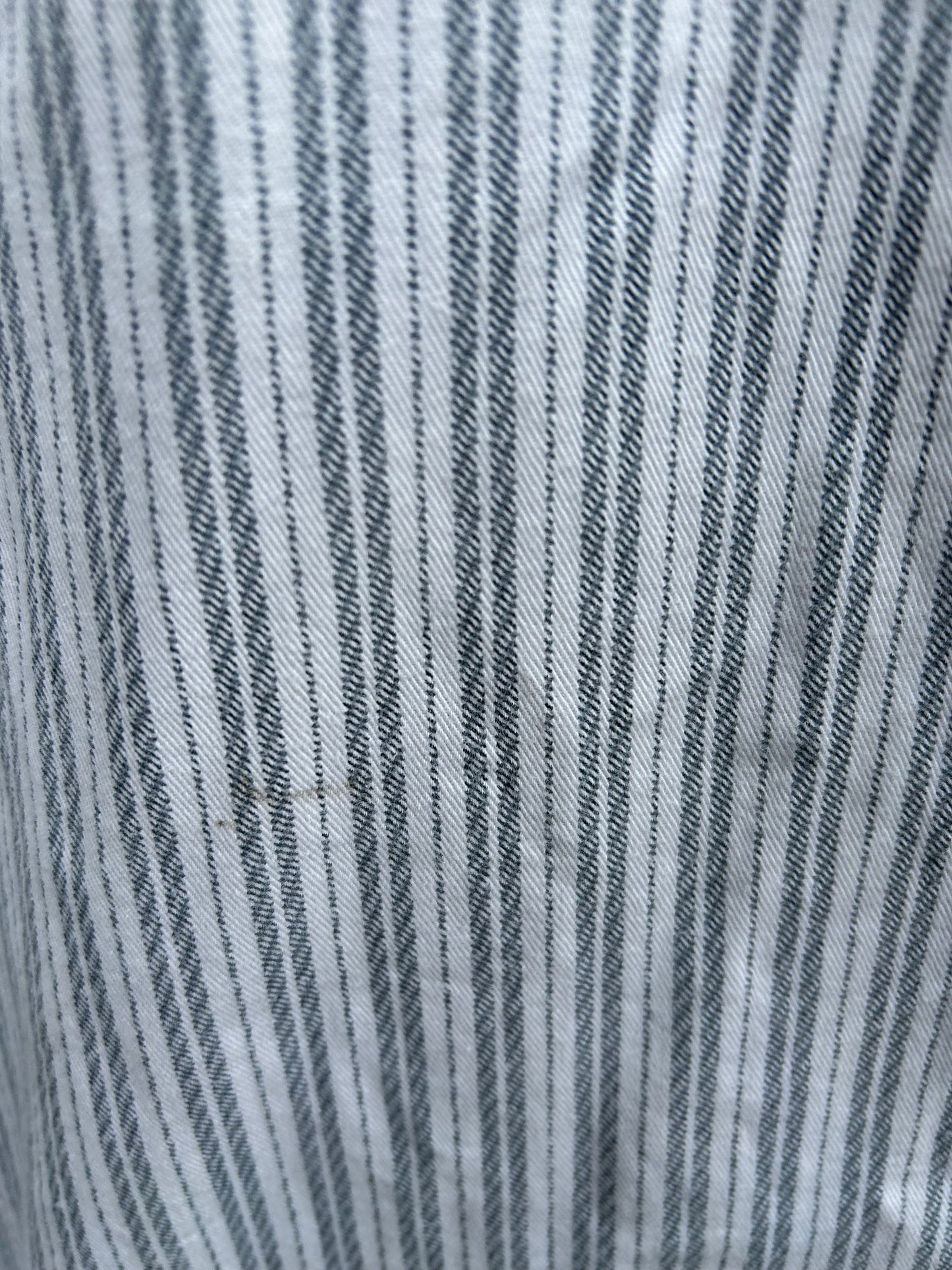 Grey stripy grandpa shirt XL