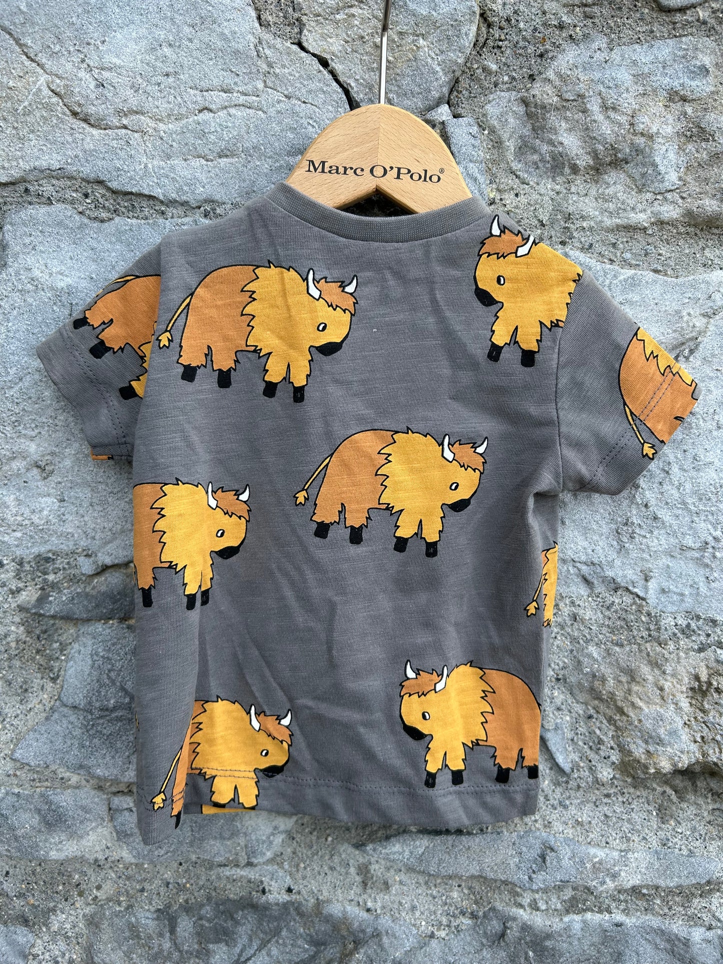 Yak grey T-shirt  0-3m (56-62cm)