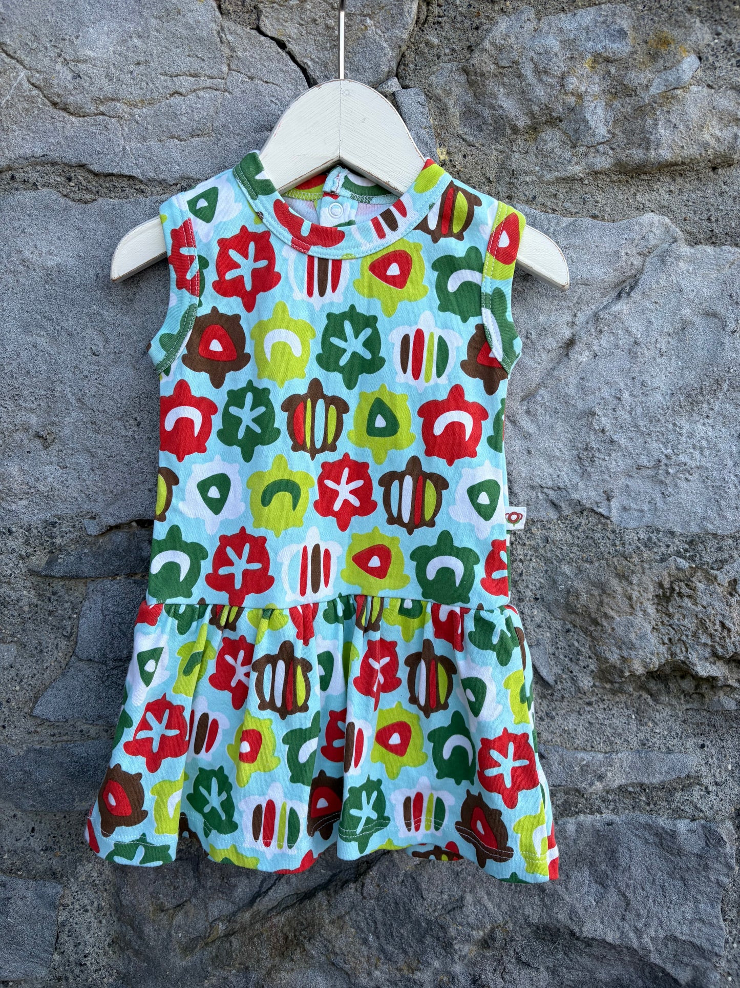 Turtles vest dress  3-6m (62-68cm)