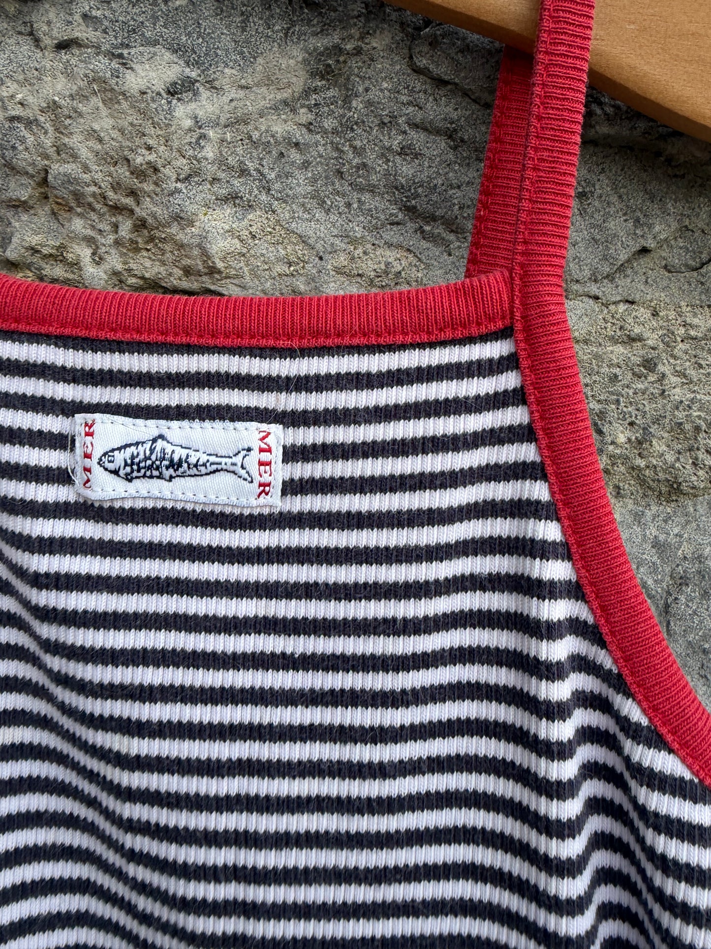 Black&white stripy dress 4-5y (104-110cm)