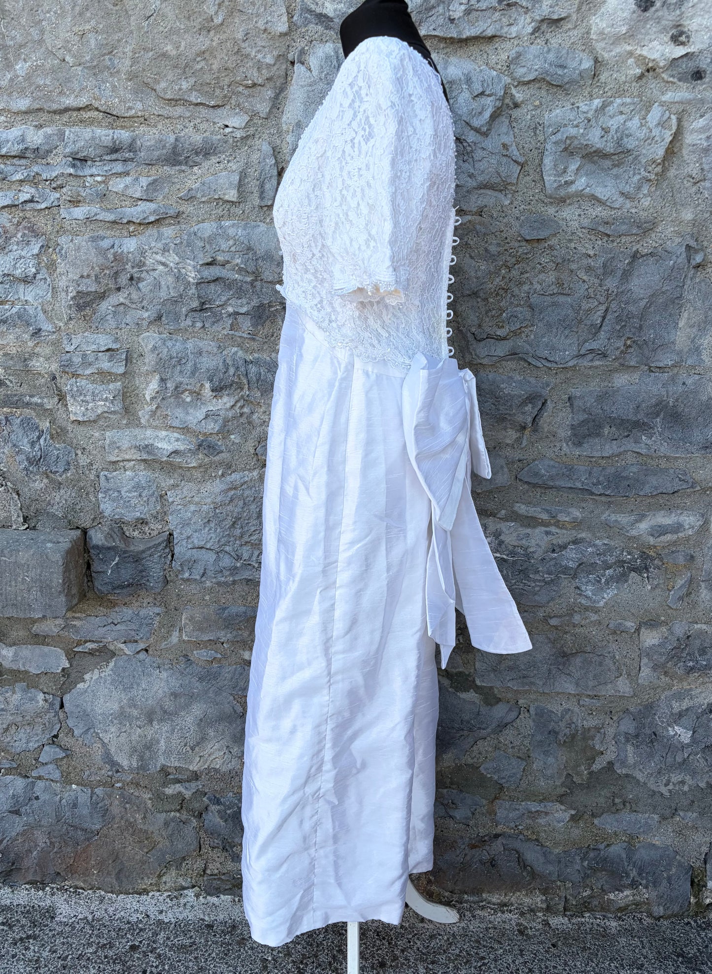 80s wedding dress uk 6-8