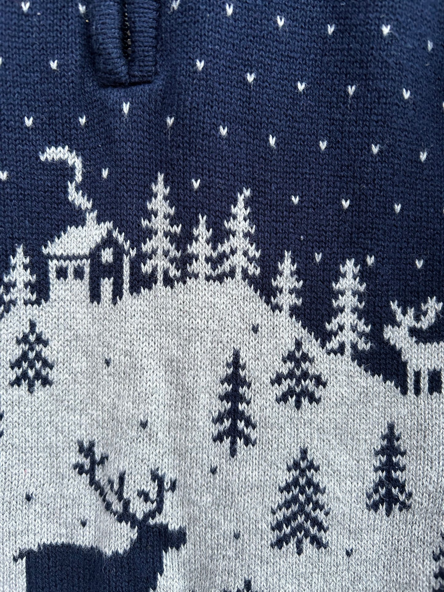 Navy Dale of Norway half Zip Sweater 3y (98cm)