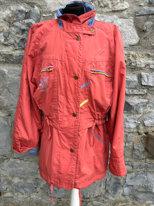 90s summer by the sea coral jacket uk 10-12