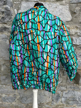 Load image into Gallery viewer, 90s blue scales open jacket uk 12
