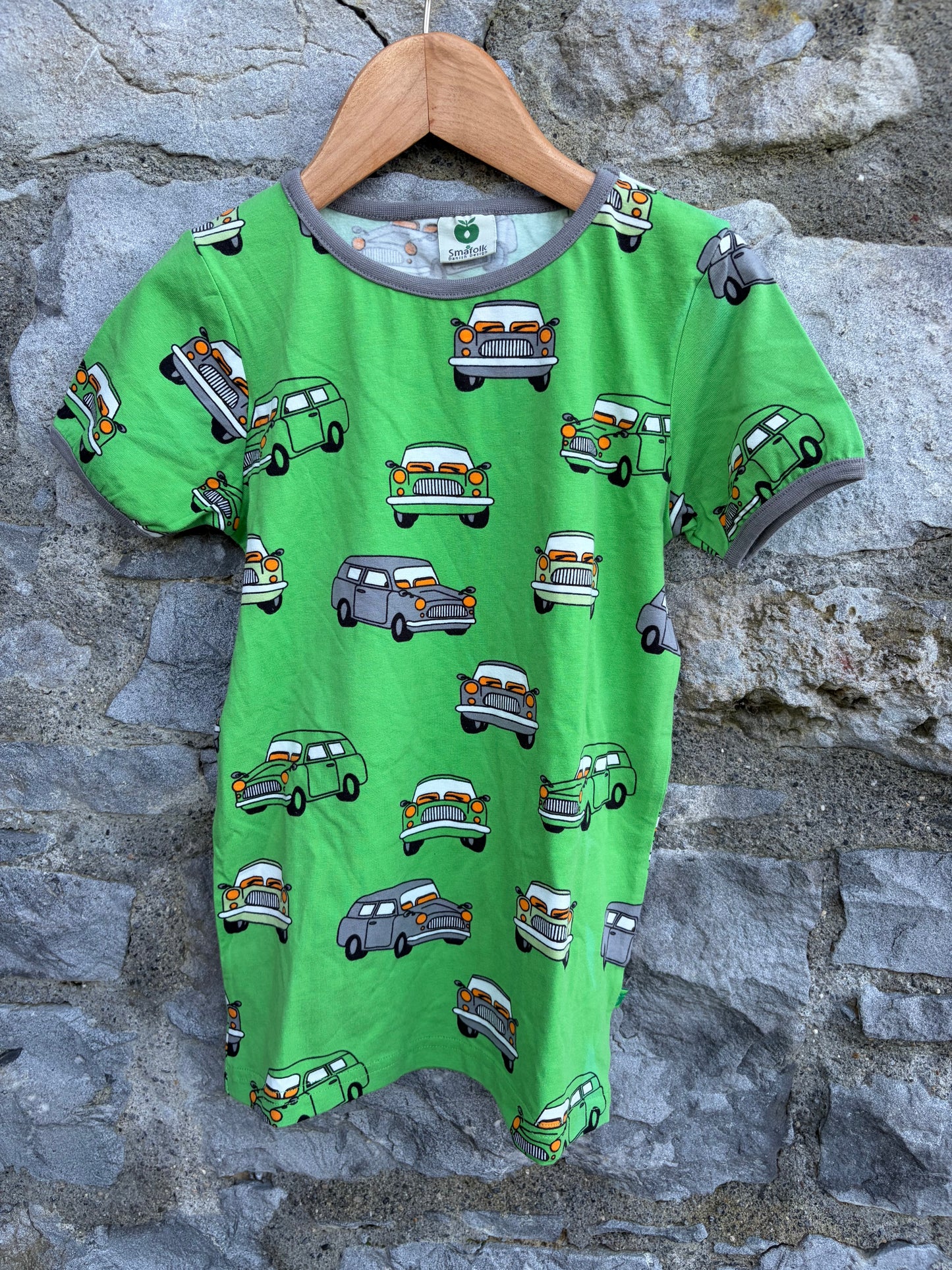 Green Cars T-shirt  7-8y (122-128cm)