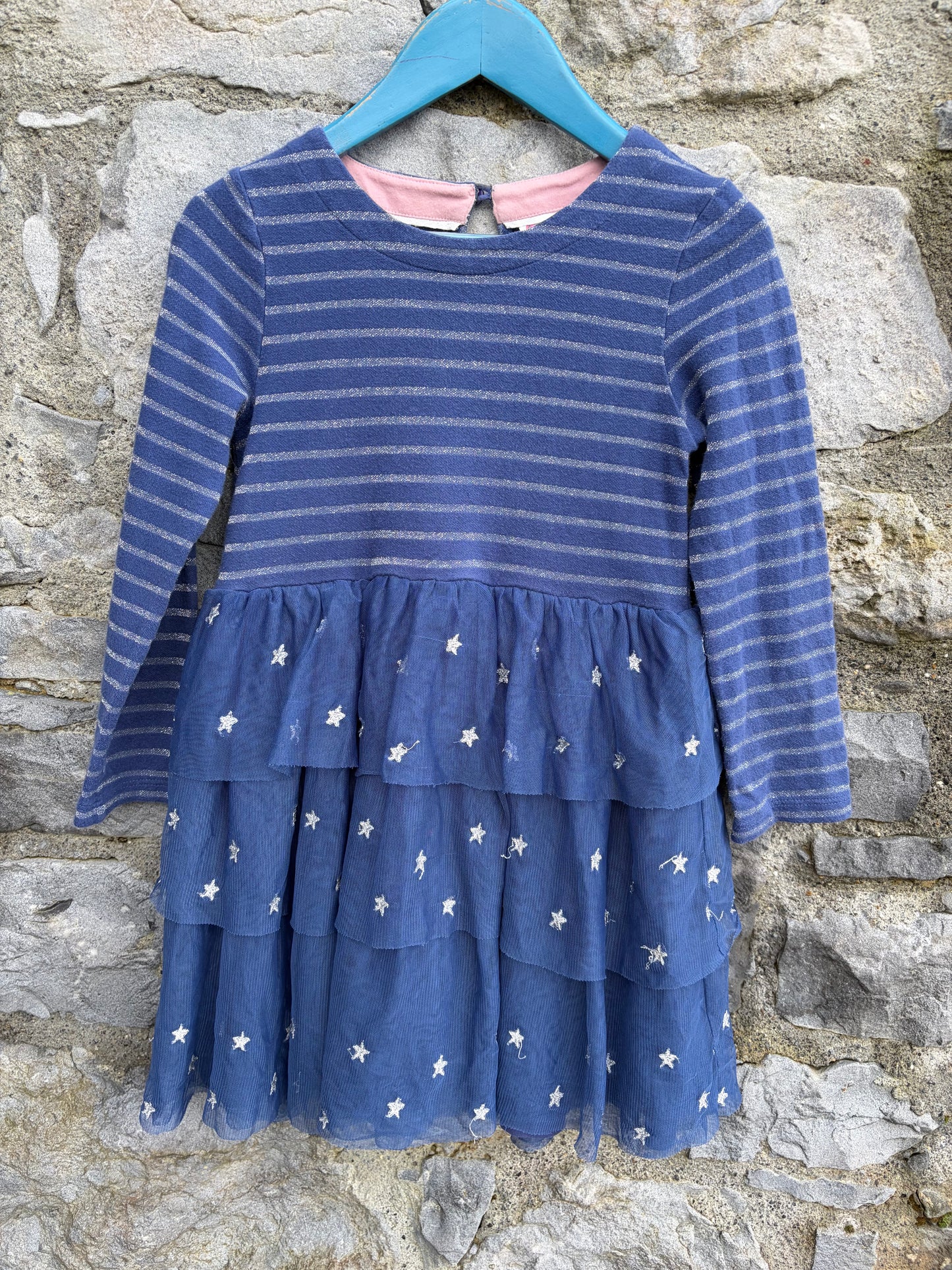 MB Navy stripes&stars dress 6-7y (116-122cm)