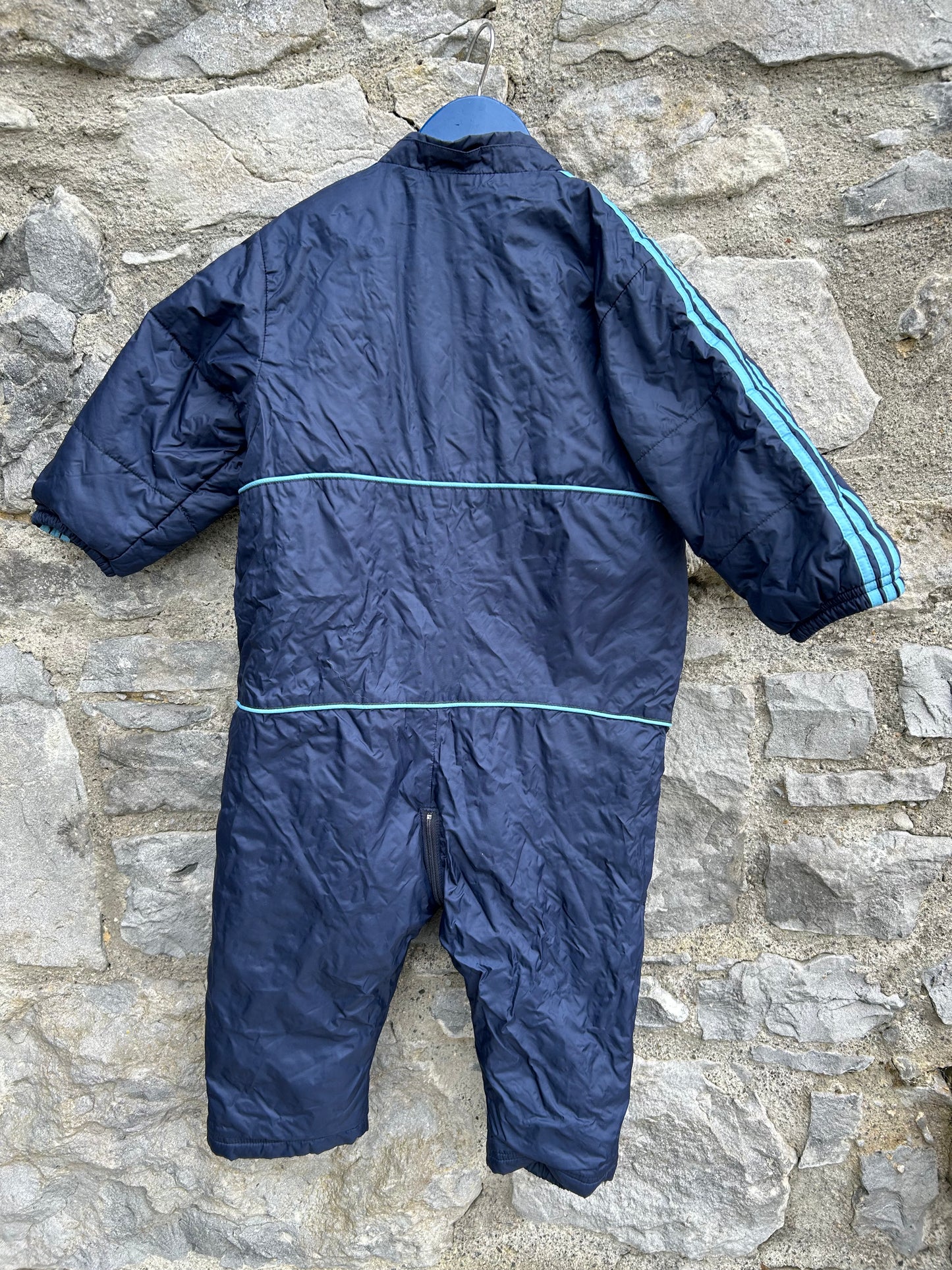 Y2K adidas navy pram suit  18-24m (86-92cm)