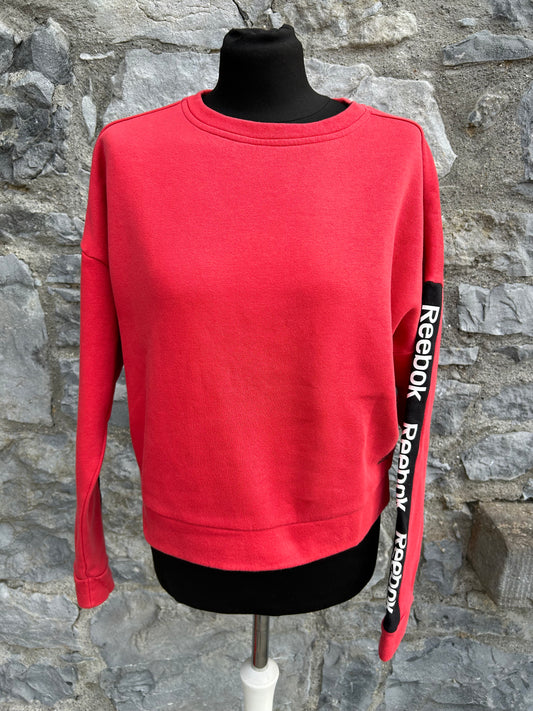 RBK cropped red sweatshirt uk 8-10