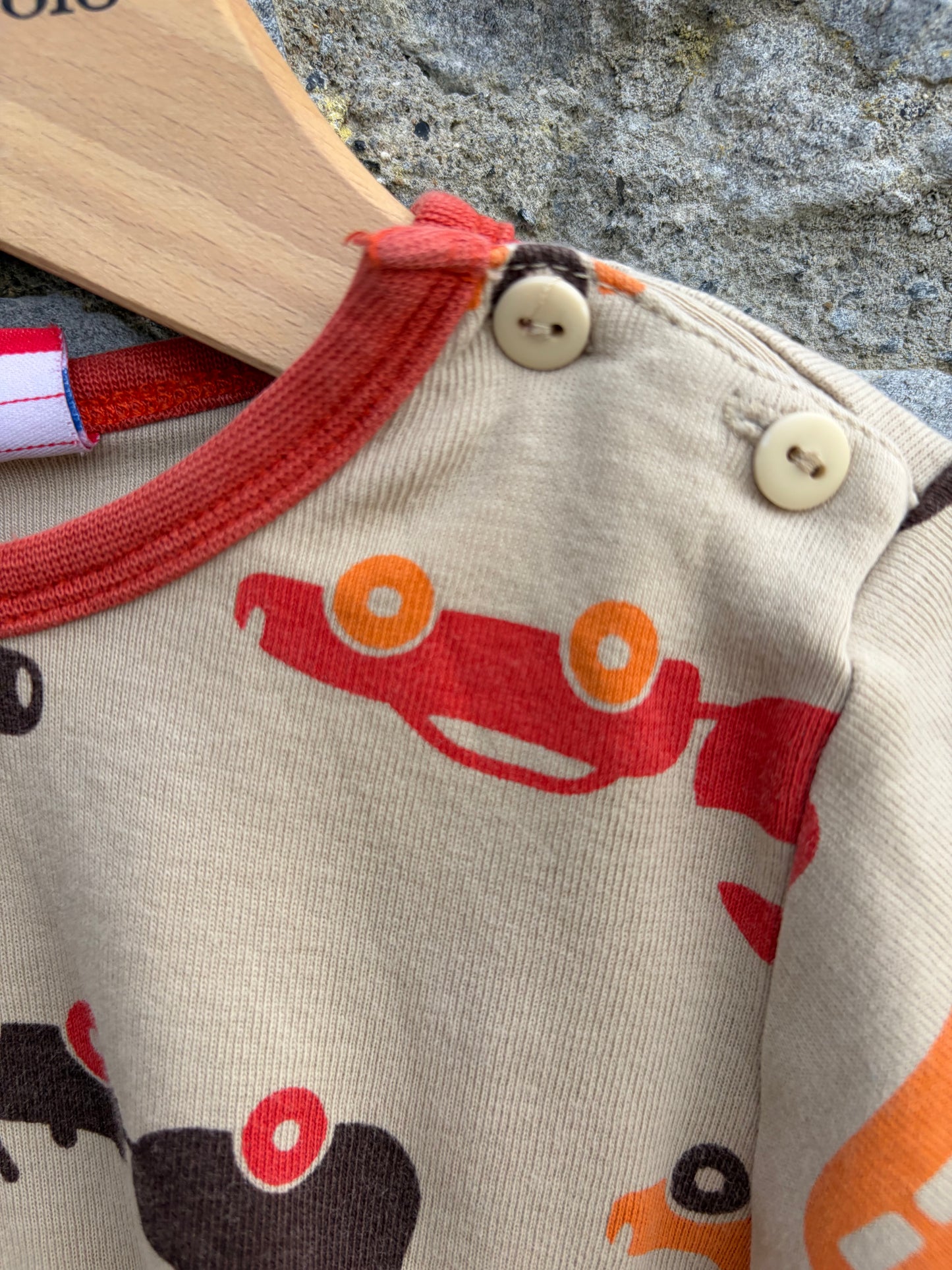 Campervans beige T-shirt  18-24m (86-92cm)