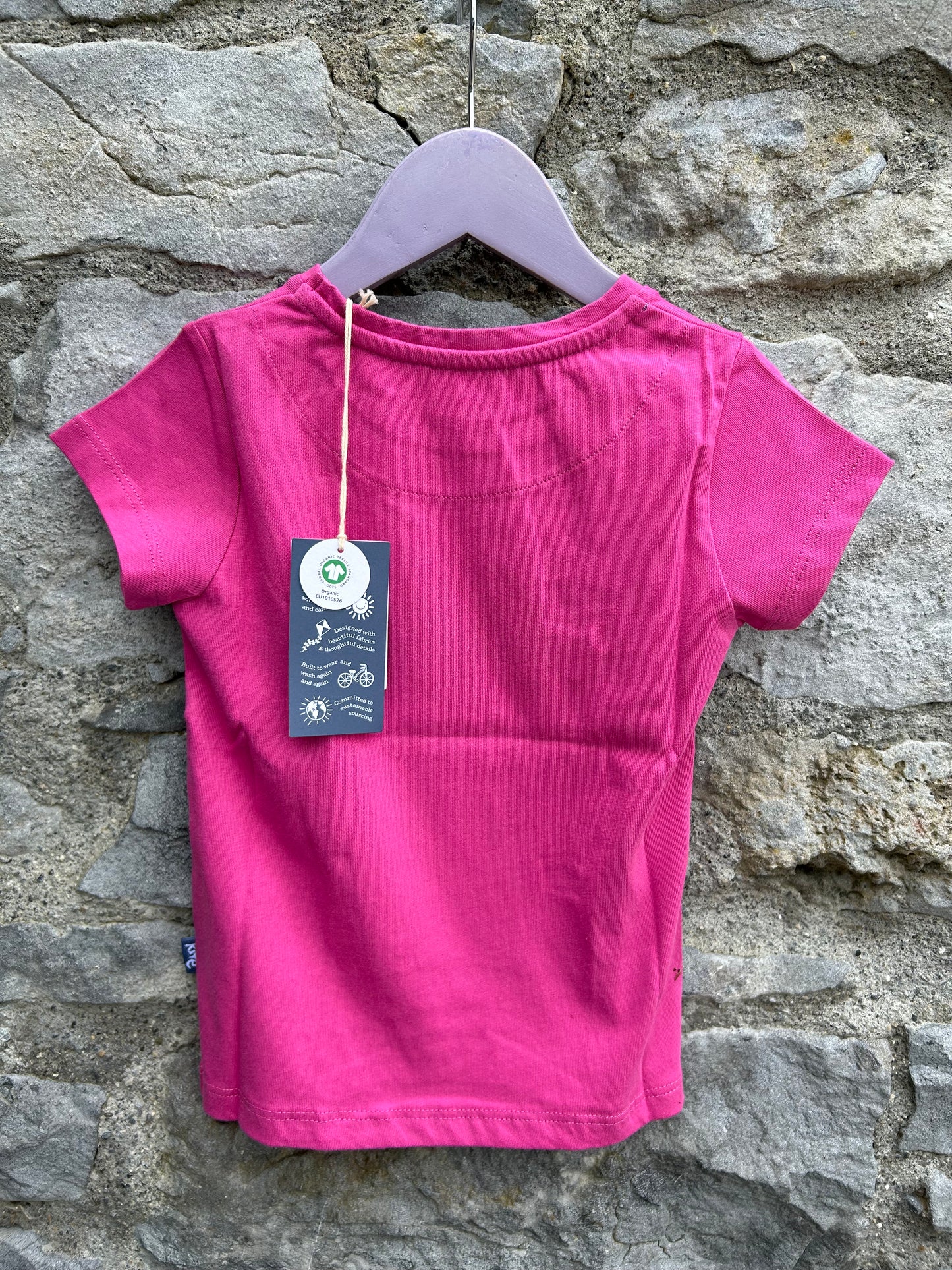 Pink llama T-shirt   3y (98cm)