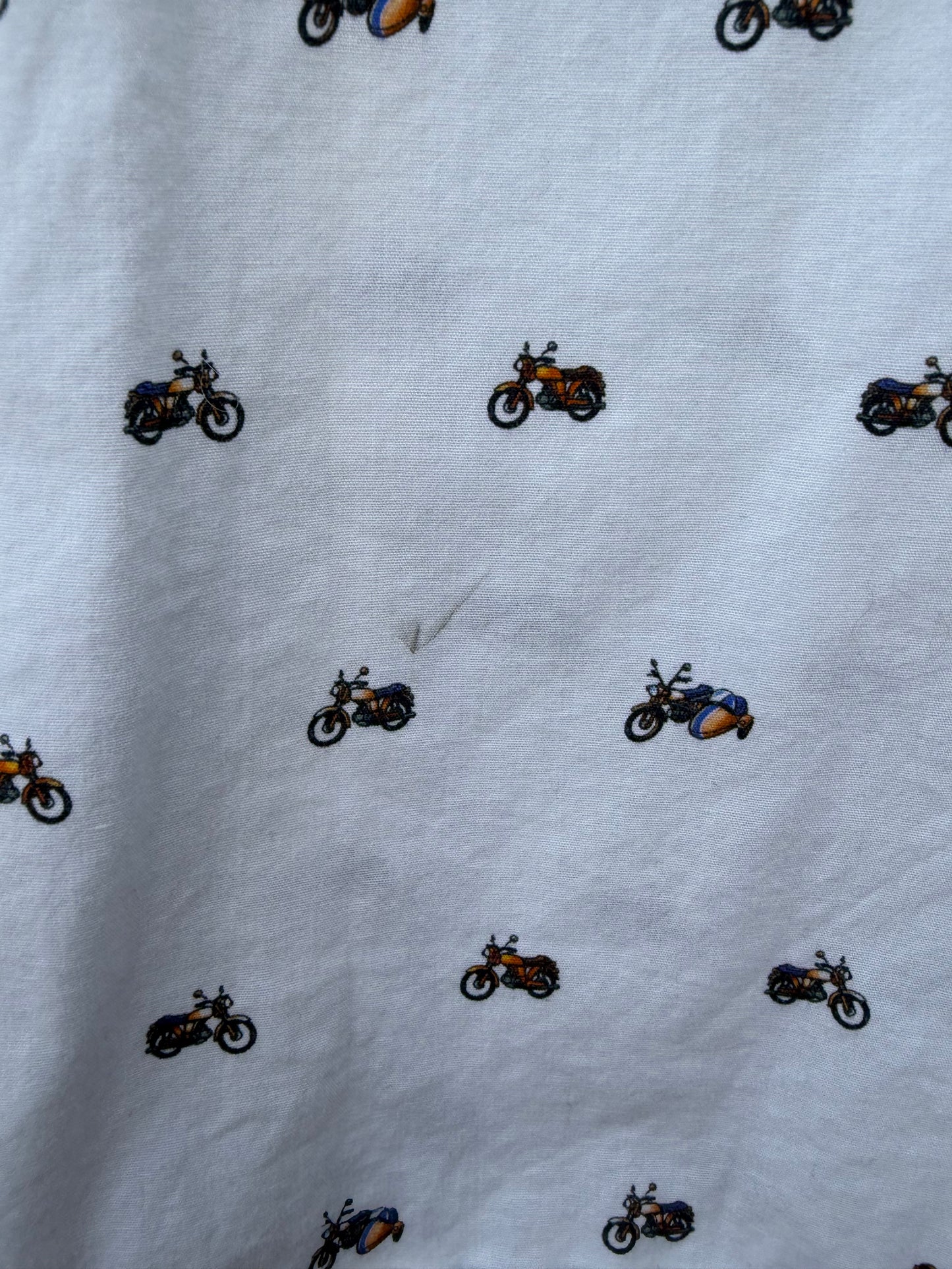 Bikes print shirt  6y (116cm)