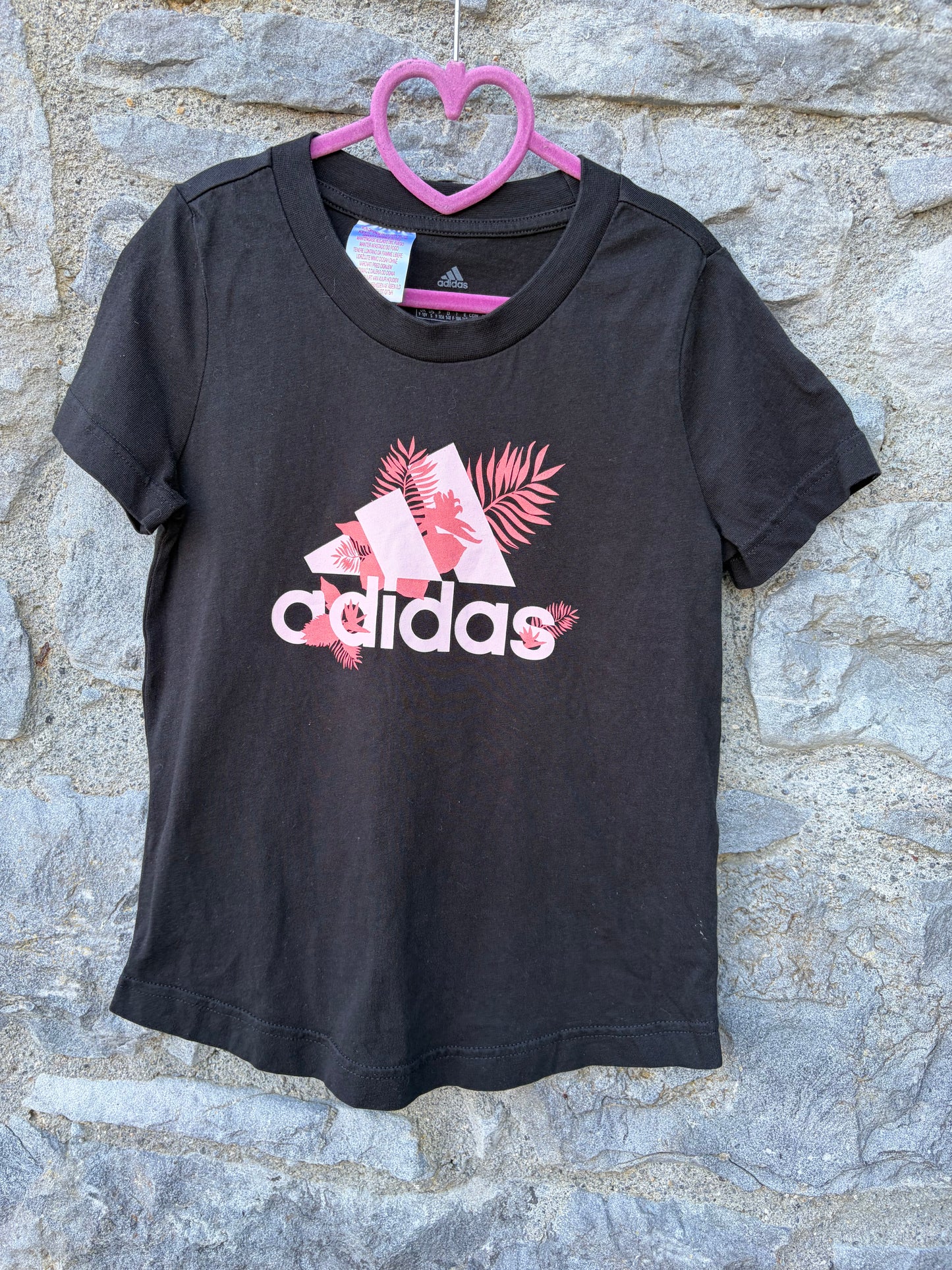 Tropical Logo black T-shirt  9-10y (134-140cm)