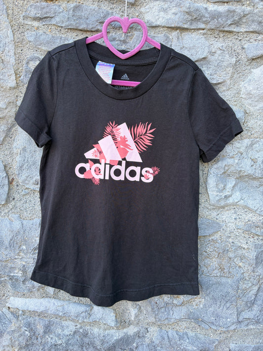 Tropical Logo black T-shirt  9-10y (134-140cm)
