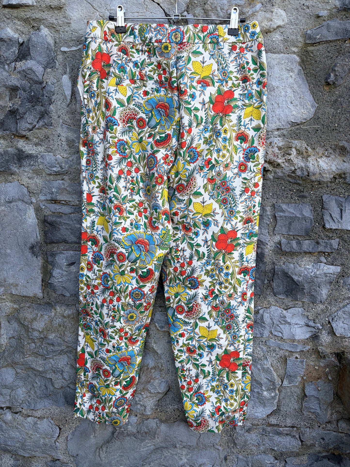 Carrie floral print tailored trousers uk 12