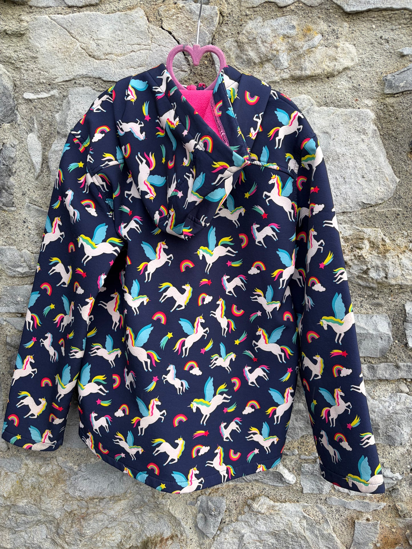 Unicorn navy soft shell jacket 11-12y (146-152cm)