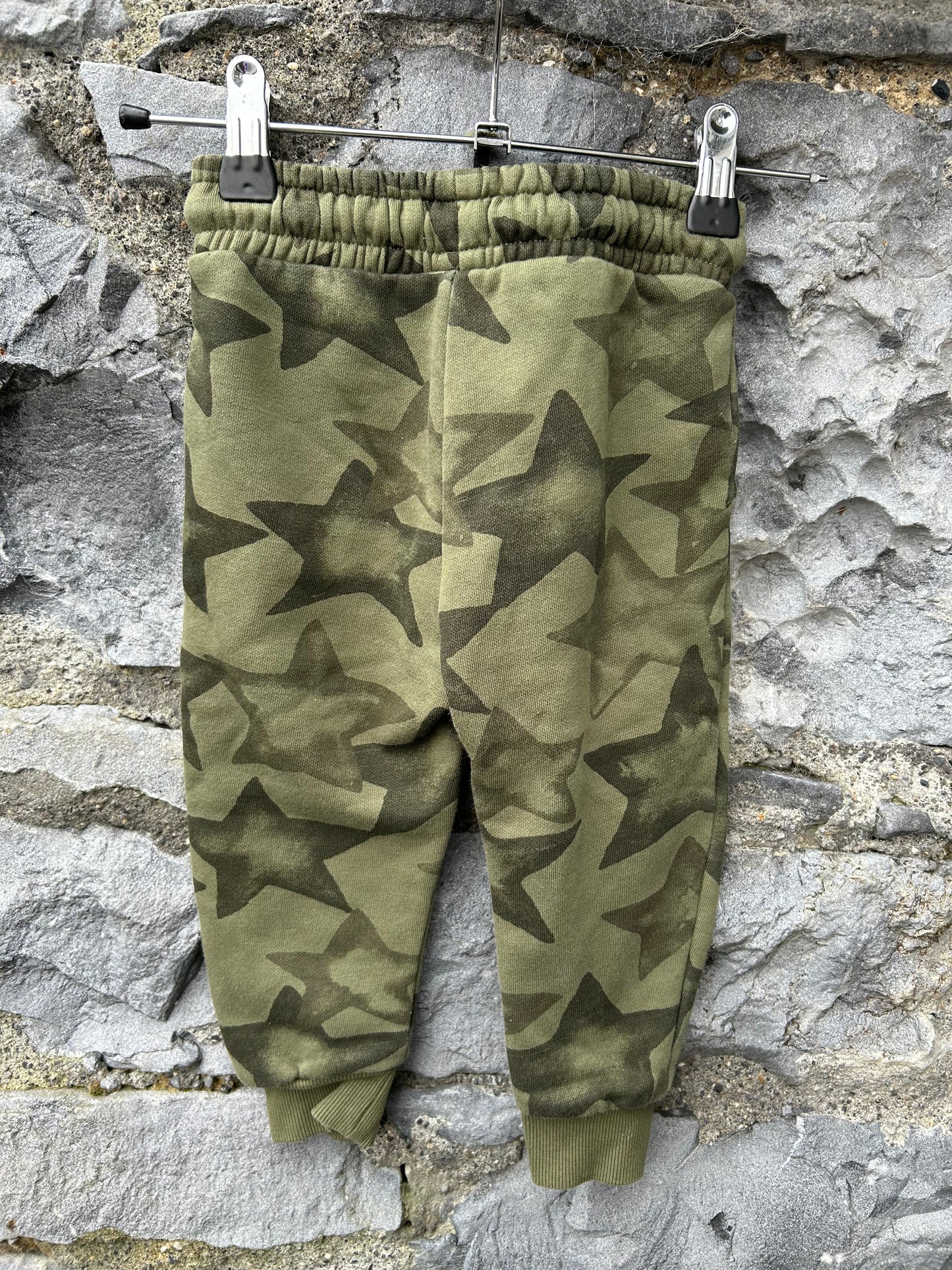 Khaki stars joggers  12-18m (80-86cm)