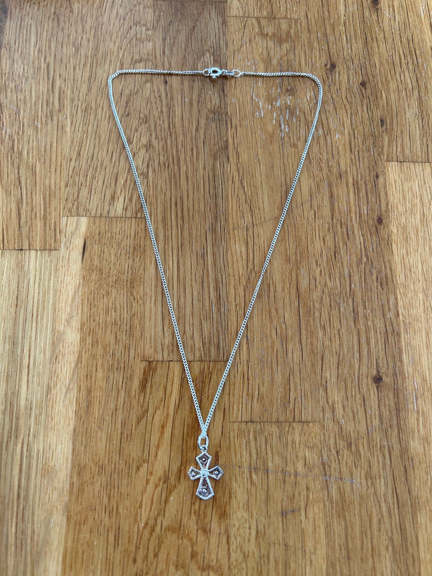 Small silver cross