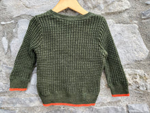 Load image into Gallery viewer, Green honeycomb jumper  18m (86cm)
