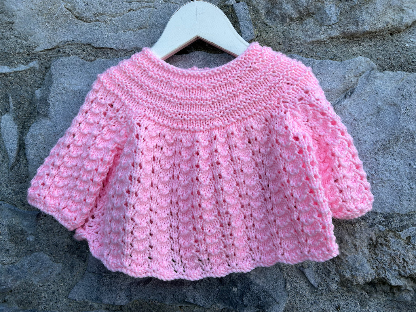 Pink cardigan  3-6m (62-68cm)