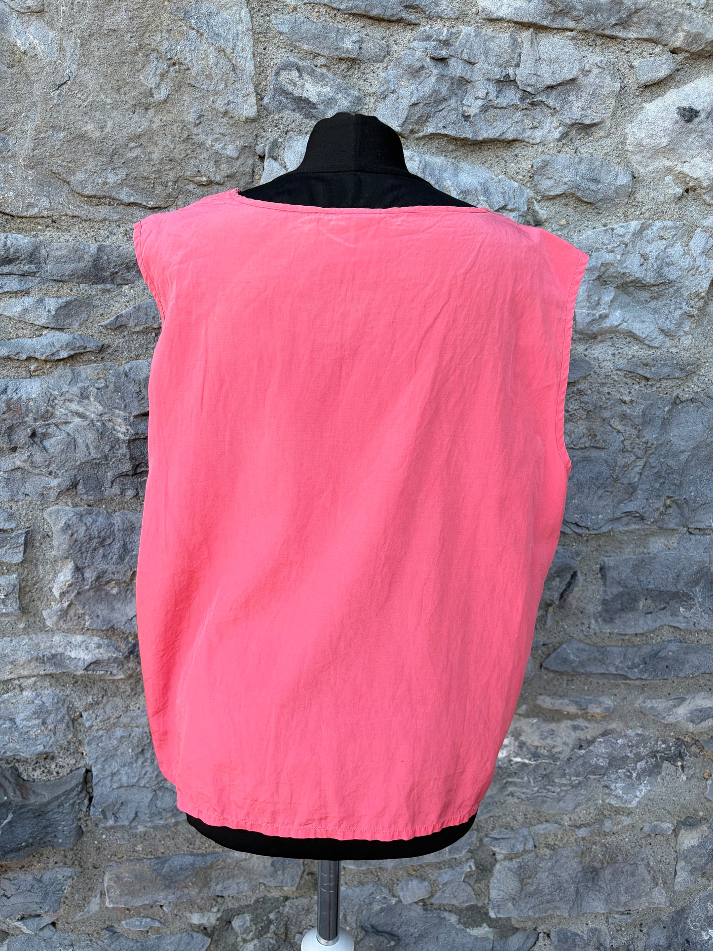 90s coral top uk 12-14