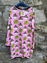 Load image into Gallery viewer, Pink acorns balloon dress  7-8y (122-128cm)
