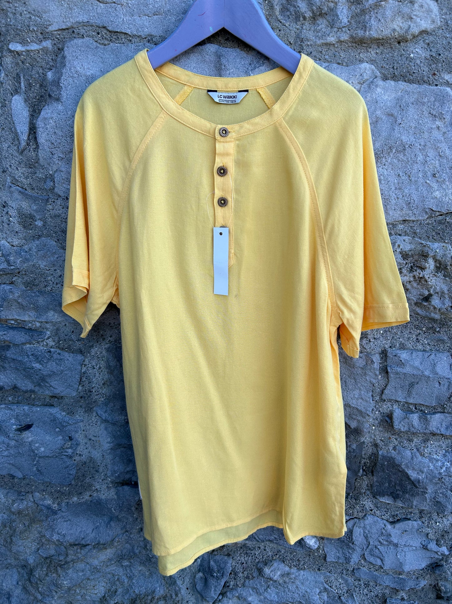 Yellow long top 10-11y (146cm)