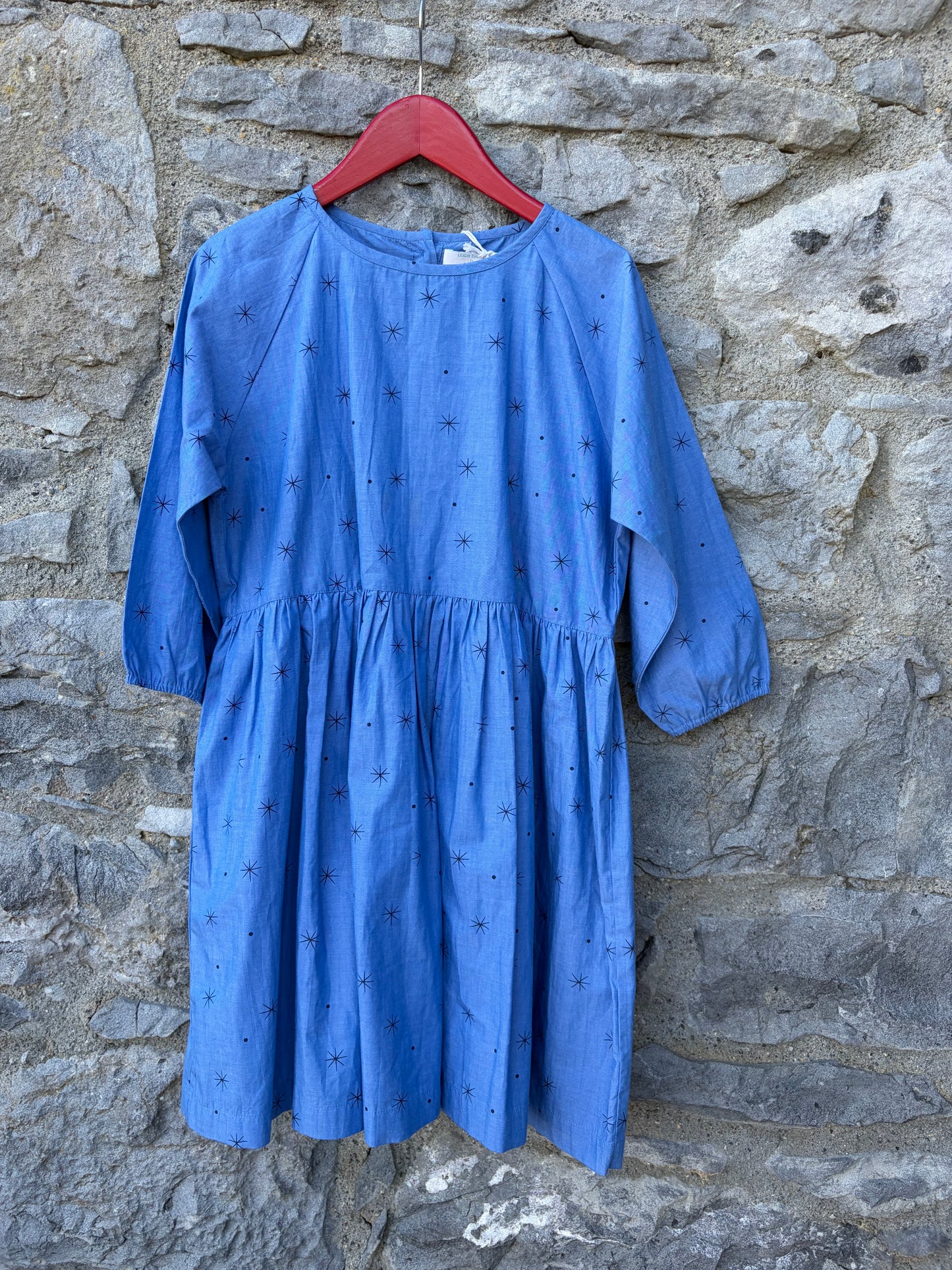 Stars blue dress  9-10y (134-140cm)