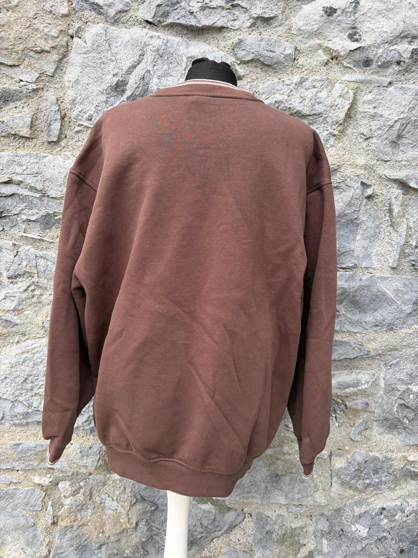 Brown Leisure Club Crew Sweatshirt uk 10
