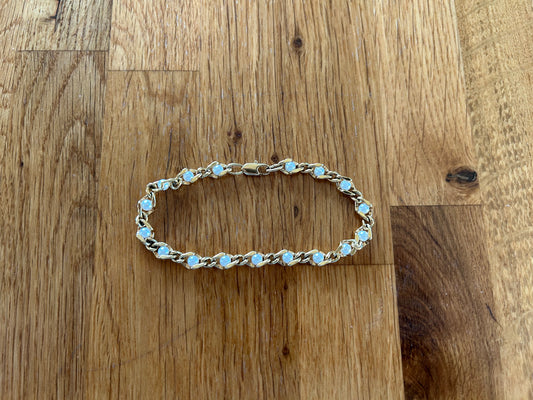 golden&pearl bracelet