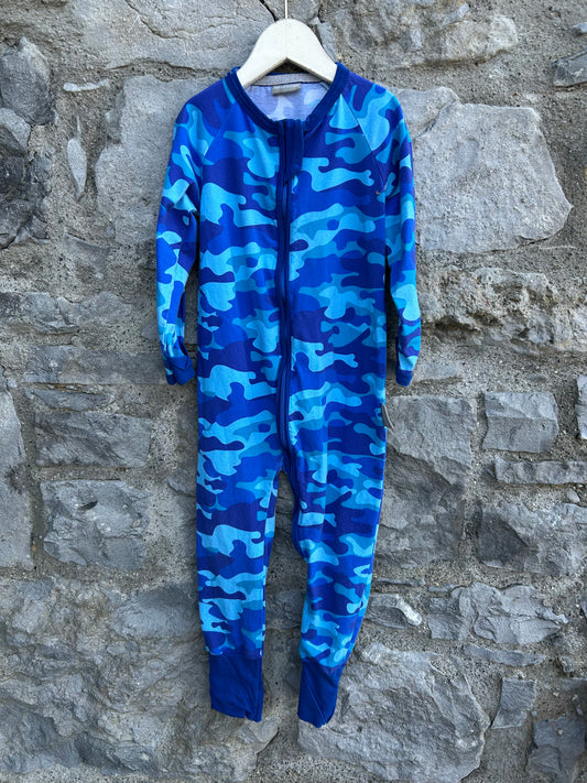 Blue camouflage onesie   2-3y (92-98cm)