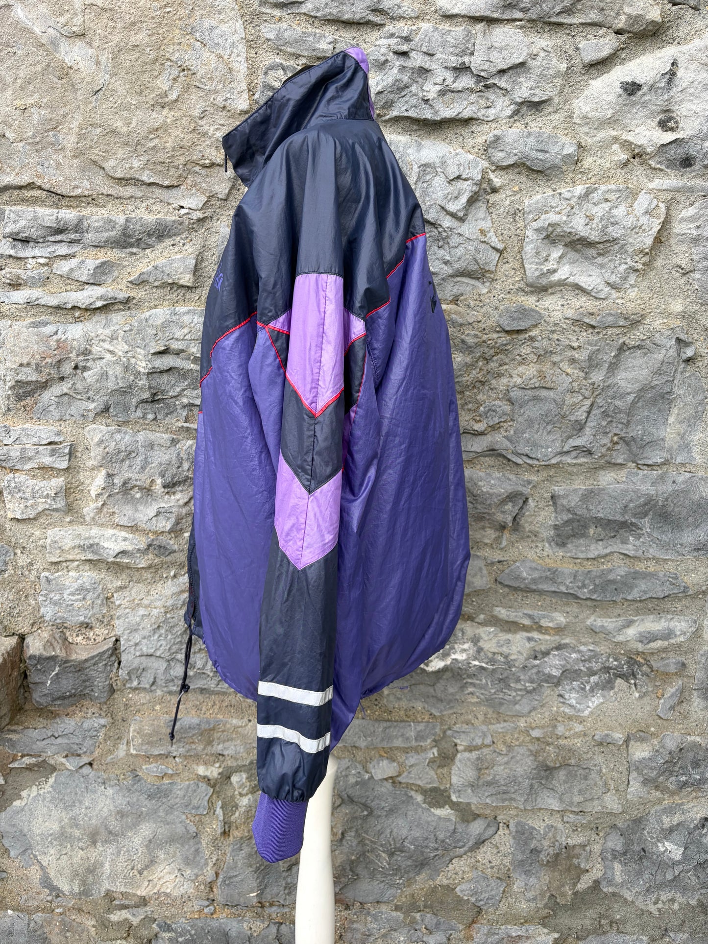 90s purple shell jacket Medium