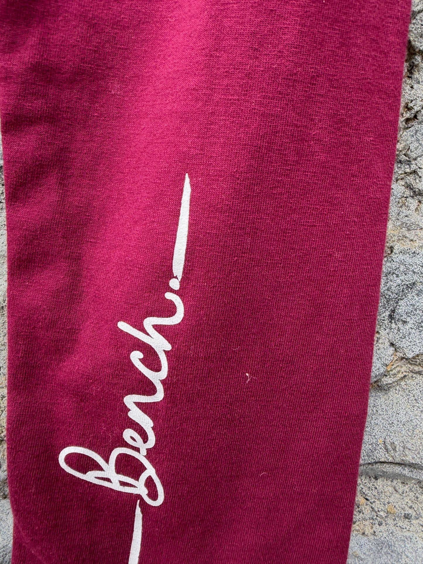 Maroon cropped leggings  9-10y (134-140cm)