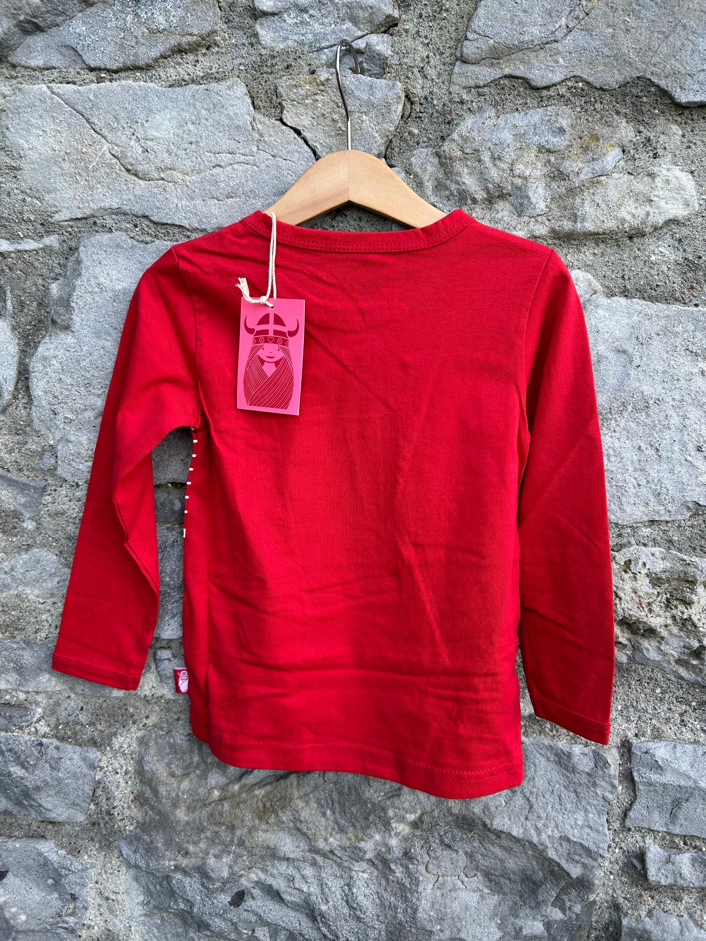 Freja red top  2-3y (92-98cm)