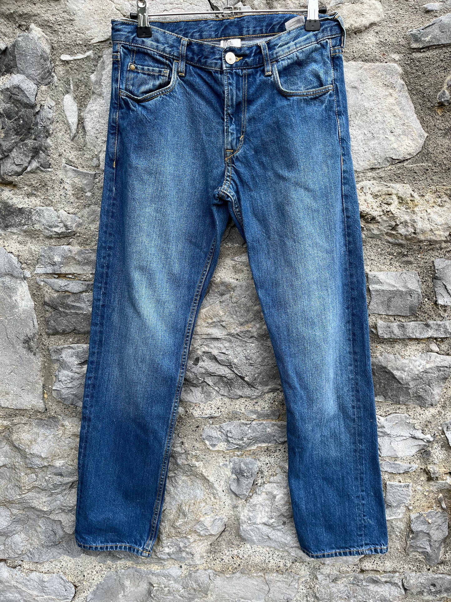 Blue straight leg jeans  12-13y (152-158cm)