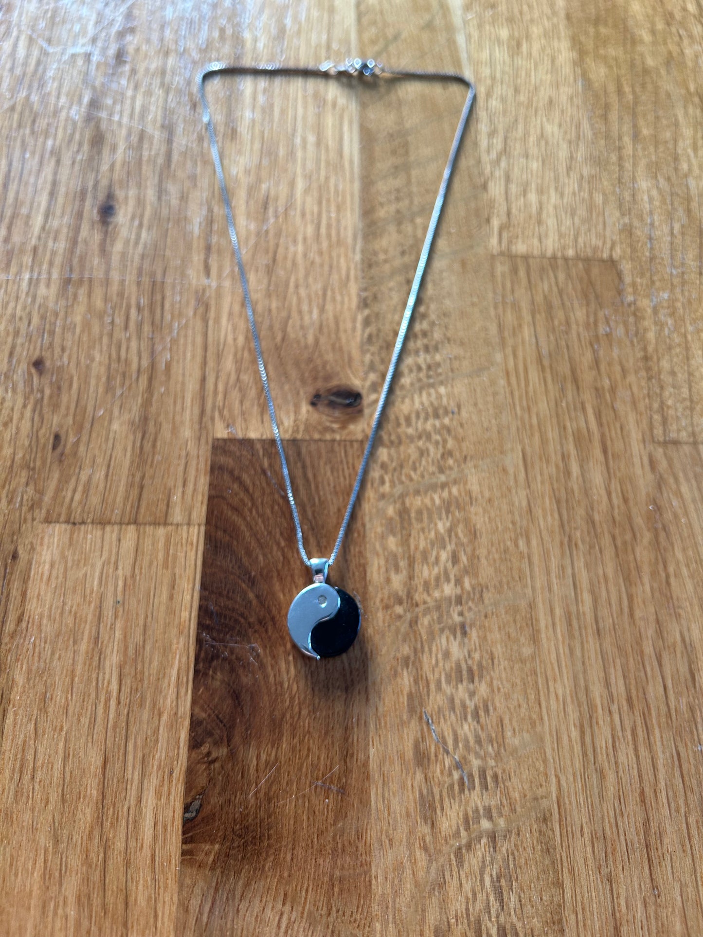 Ying and yang necklace