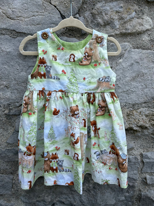 Woodlands Green pinafore  9-12m (74-80cm)