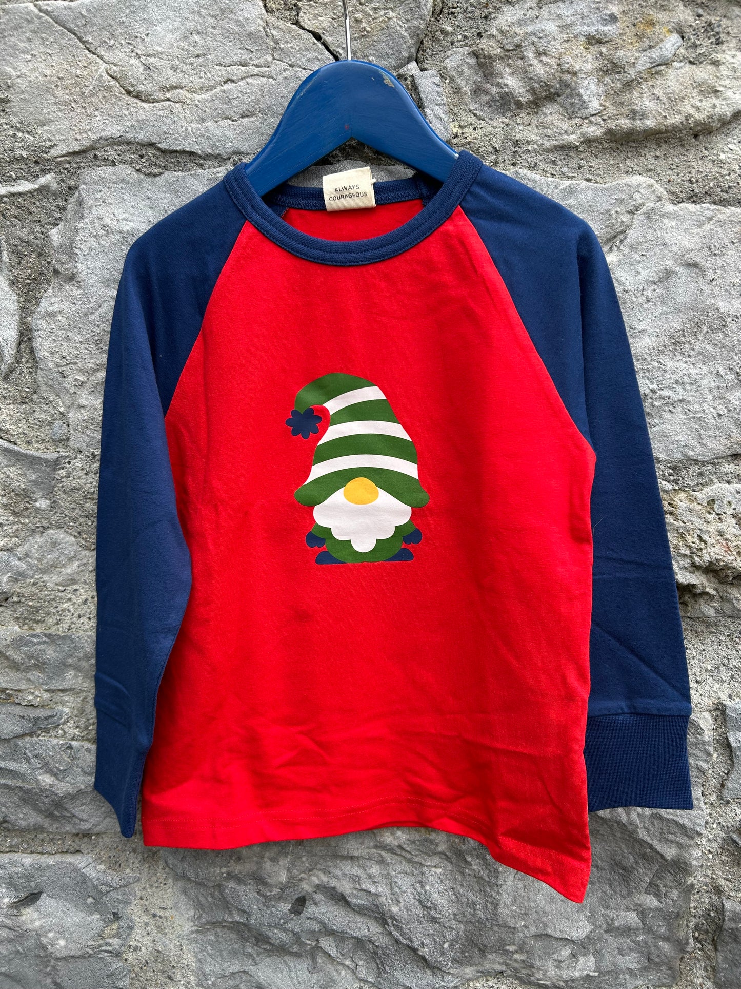 Raglan Swedish Santa Top  4-5y (104-110cm)