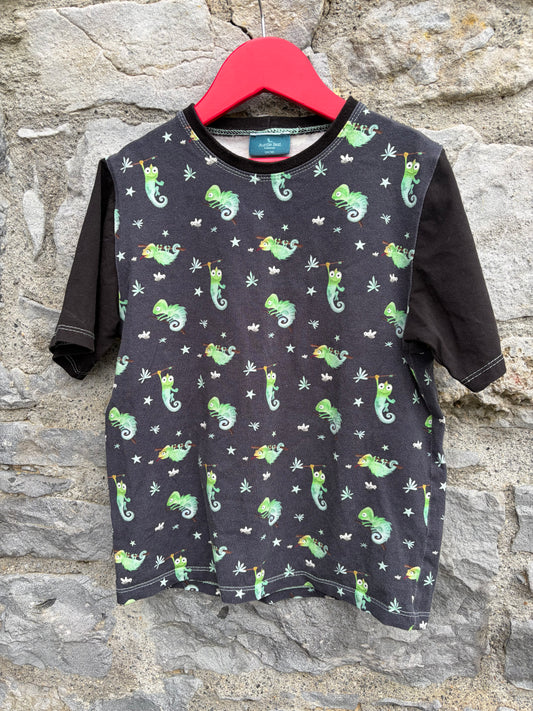 Chameleon charcoal t-shirt  8-9y (128-134cm)