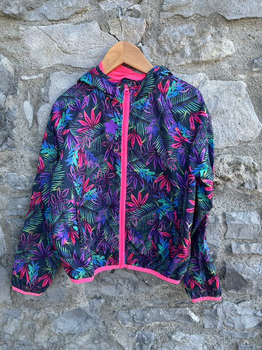 Tropical leaves light jacket 9-10y (134-140cm)