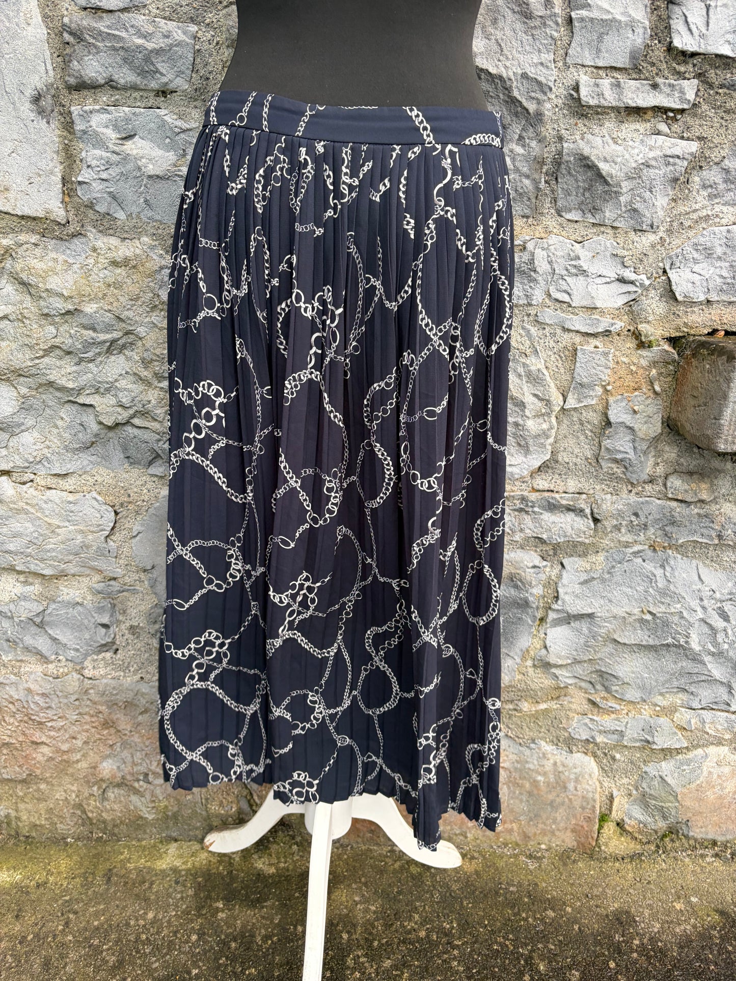 90s chains navy skirt uk 10